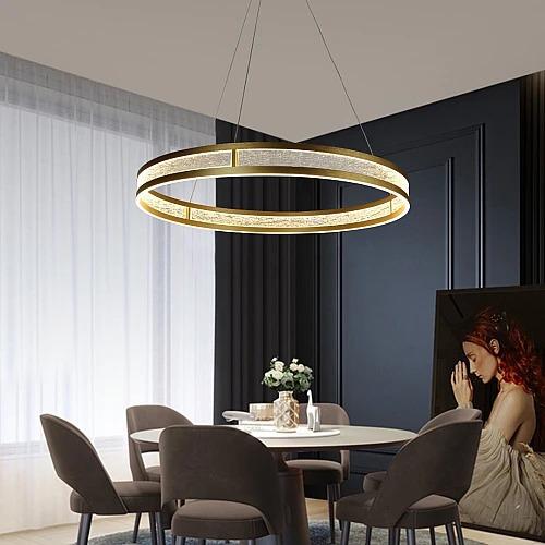 نجف مودرن ذهبي لون الانارة 3اضاءات 115 واط مقاس 80...