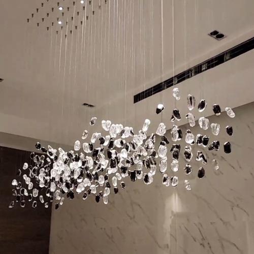 نجف كرستال حجر معلق مقاس 30 * 120