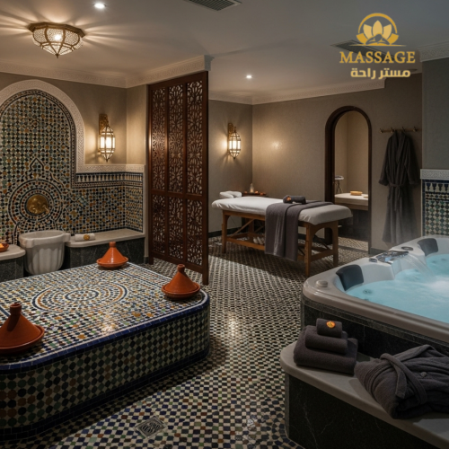 بكج ( مساج + حمام مغربي + حمام بخار )