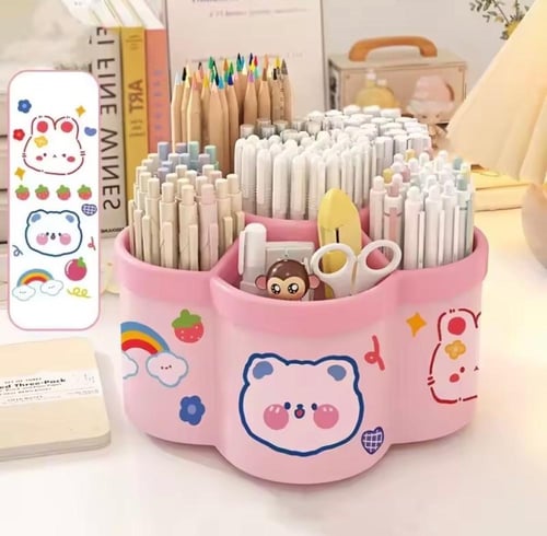 منظم مكتب أنيق وعملي مصمم لحفظ مختلف الأدوات المكت...