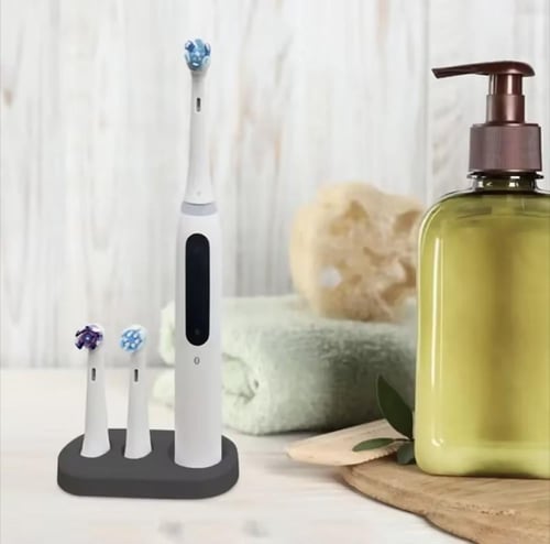 حامل فرشاة أسنان مصمم لتنظيم فرش الأسنان الكهربائي...