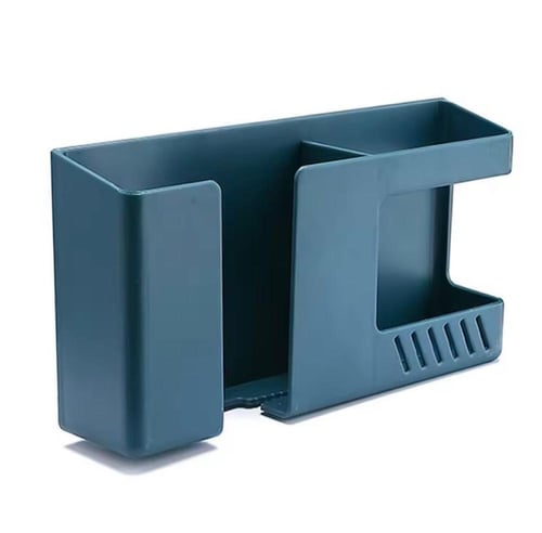 حامل حائطي مزدوج الاستخدام، مصمم لحفظ أغراض الهوات...