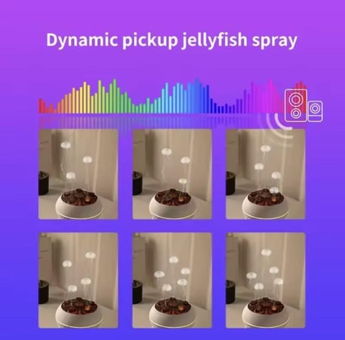 فواحة ومرطب الهواء الذكي بتصميم قنديل البحر الفريد...