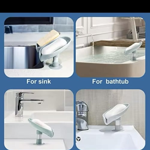 حامل صابون، مصمم للحفاظ على قطع الصابون آمنة وجافة...