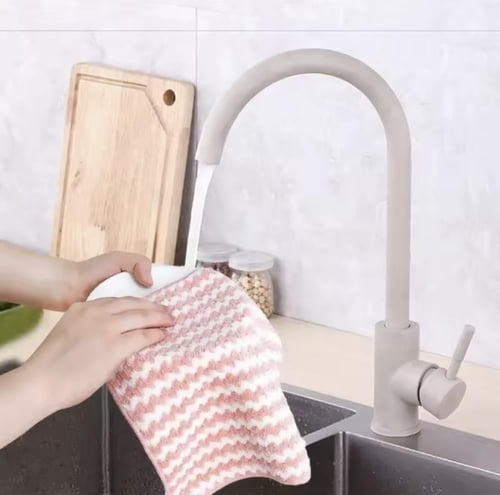 15 قطعة قماش تنظيف من الألياف الدقيقة، ملونة ومرتب...