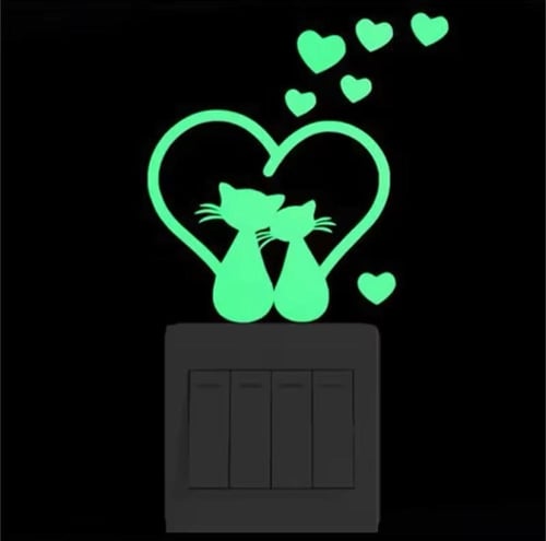 ملصقات حائطية رائعة تتوهج في الظلام مصممة لتزيين م...