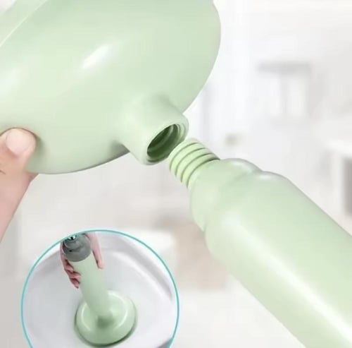 مكبس مرحاض يدوي بآلية دفع وسحب. يتميز بقدرة تنظيف...