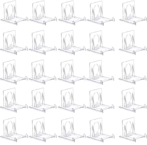 مجموعة من حوامل العرض الشفافة القابلة للتعديل، صُم...