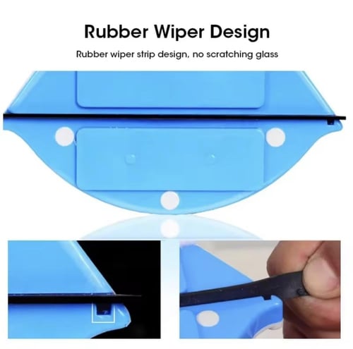 أداة تنظيف نوافذ مثلثة الشكل، مصممة لتقليل إجهاد ا...