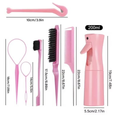 مجموعة أدوات تصفيف الشعر، صُممت لتصفيف الشعر بدقة،...