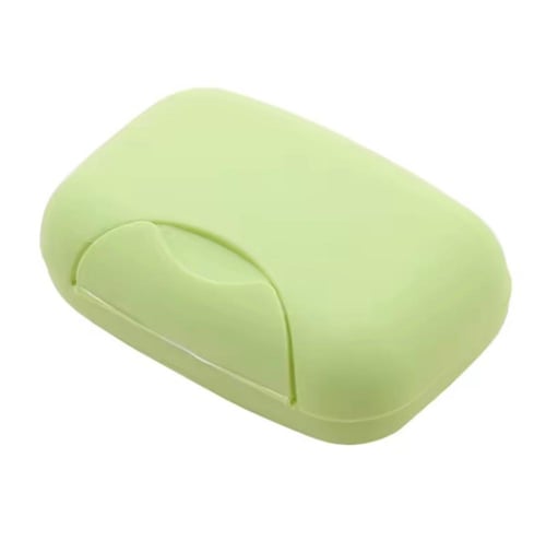 علب صابون بلاستيكية مستطيلة ملونة، مصممة لتخزين وح...