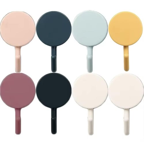 عشر خطافات حائط مصممة بأسلوب عصري وبسيط، كل خطاف ل...