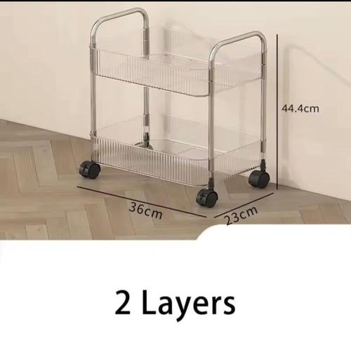 مجموعة من عربات التخزين المتحركة متعددة المستويات....