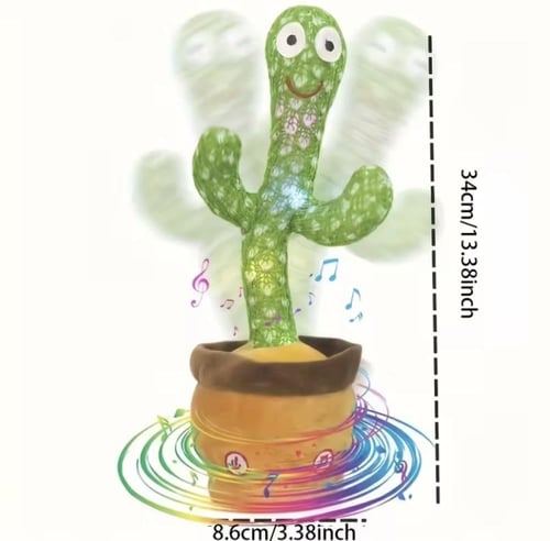 لعبة صبار راقصة ومغنية، صُممت لتتحرك بإيقاع موسيقي...