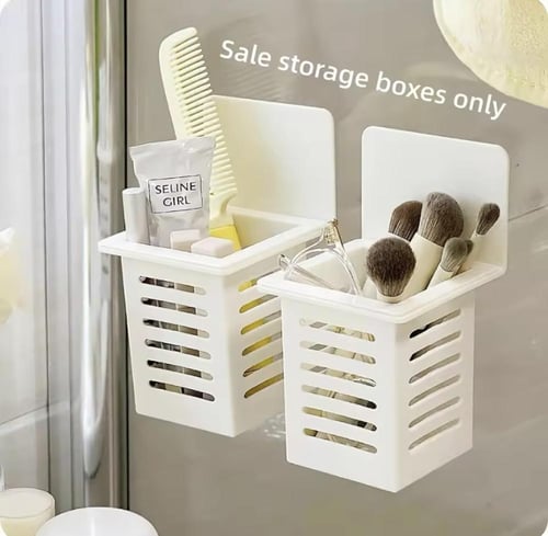 سلة تخزين جدارية صغيرة مثالية لتنظيم مستلزمات الحم...