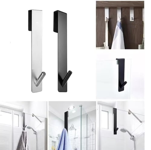 خطافات دش عصرية مصممة لتعليق المناشف والملابس والإ...