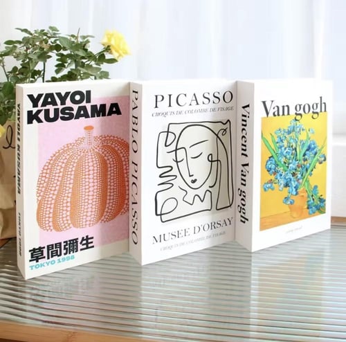 محموعة كتب مزخرفة أنيقة مثالية لإضفاء لمسة من الأن...