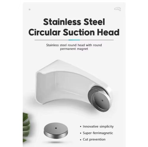 حامل صابون مغناطيسي، مصمم للحفاظ على جفاف الصابون.