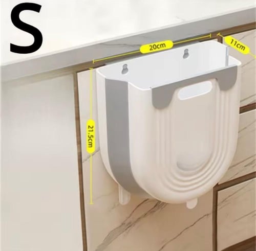 سلة مهملات معلقة قابلة للطي، مصممة خصيصًا للاستخدا...