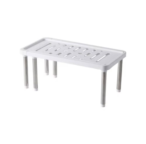 منظم رفوف مطبخ قابل للتعديل، مصمم لتوفير مساحة تخز...