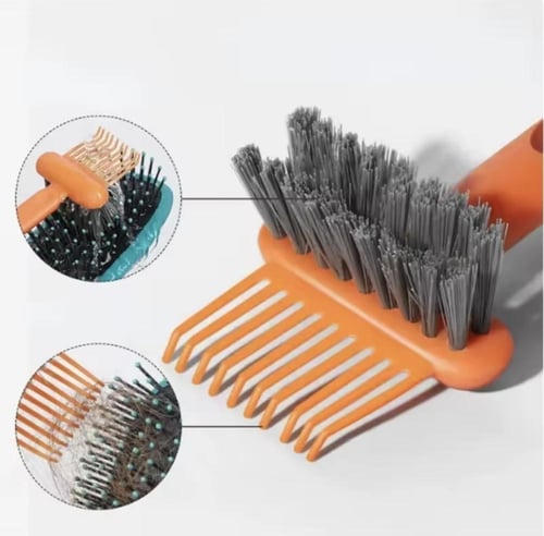 منظف فرش شعر محمول مصمم بشعيرات كثيفة. ينظف الشعر...