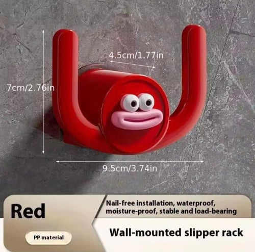 حاملات أحذية حمام، تتميز بتصميم وجه كرتوني، تساعد...