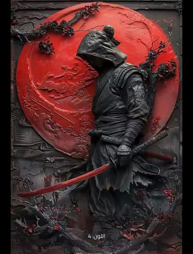 لوحة فنية جدارية تتميز بنقوش ثلاثية الأبعاد دقيقة...