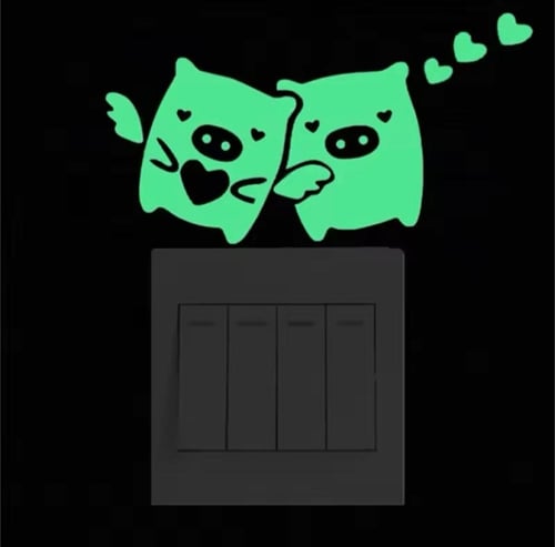 ملصقات حائطية رائعة تتوهج في الظلام مصممة لتزيين م...