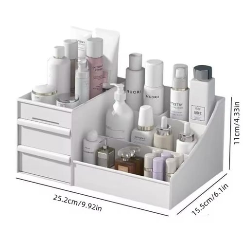 منظم مستحضرات تجميل أنيق وعملي، مصمم للحفاظ على من...