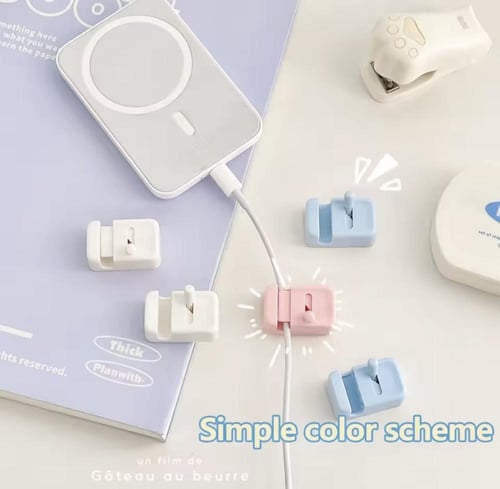 مجموعة من منظمات الكابلات سهلة التركيب، مصممة للحف...