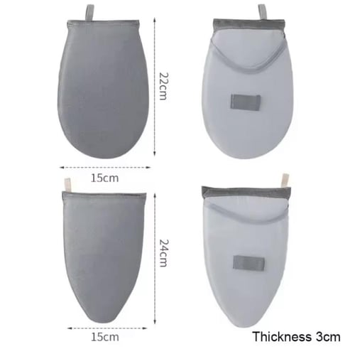 بزوج من القفازات المقاومة للحرارة، المصممة للتعامل...
