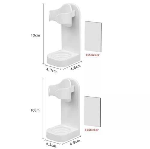 حامل فرشاة أسنان مثبت على الحائط مصمم لتخزين عدة ف...