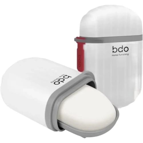 حامل صابون بتصميم أنيق، يتميز بغطاء متين ومشبك محك...