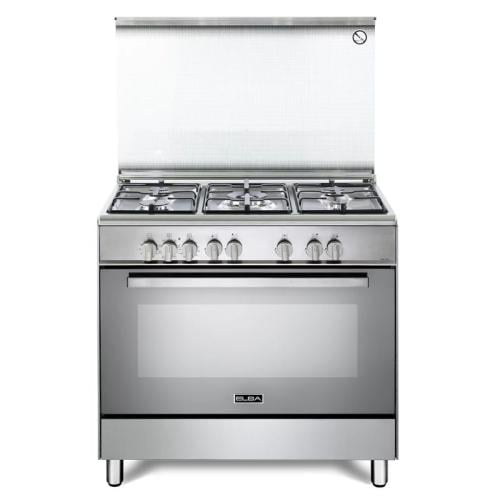 البا فرن غاز فري ستاند مع فرن كهربائي - 5 عيون - 9...