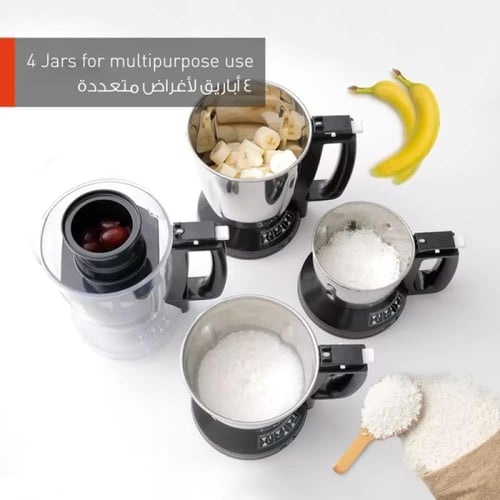 باناسونيك محضر طعام مكونة من مطحنة وخلاط مع 3 أوعي...