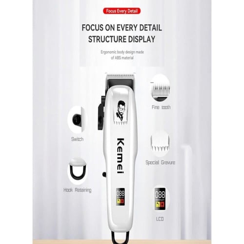 كيمي ماكينة قص الشعر الكهربائية القابلة لإعادة الش...