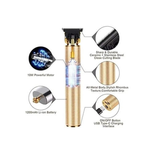 كيمي ماكينة حلاقة كهربائية قابلة للشحن - ذهبي - ال...