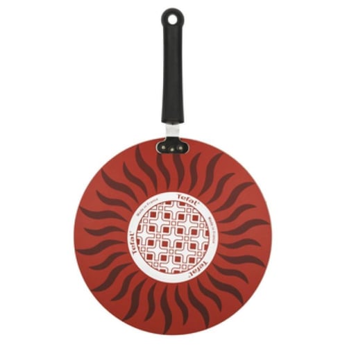 تيفال مقلاة تمبو فليم مسطح - 36 سم - أحمر وأسود -...