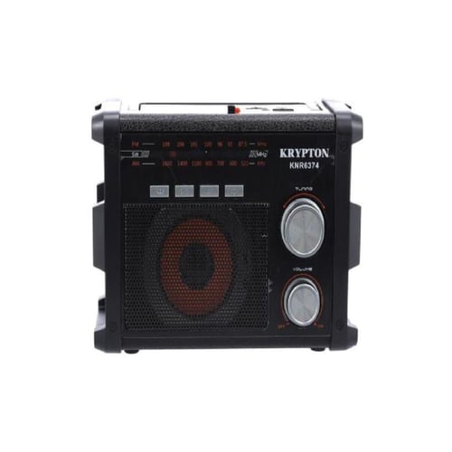 كريبتون راديو محمول متعدد الوظائف قابل لإعادة الشح...