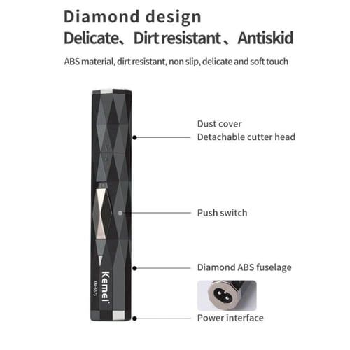 كيمي ماكينة إزالة شعر الأنف والأذن 2 في 1 للرجال م...