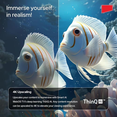 سرين شاشة سمارت 86 بوصة - دقة 4K - نظام تشغيل WebO...