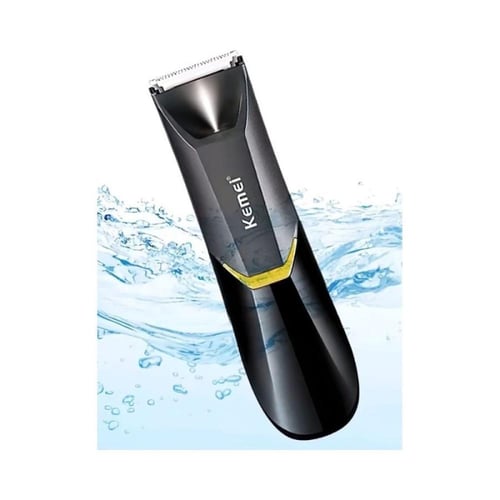 كيمي ماكينة تشذيب شعر الجسم الاحترافية - أسود وأصف...