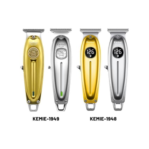 كيمي شفرات بديلة لماكينة الحلاقة الاحترافية - فضي...