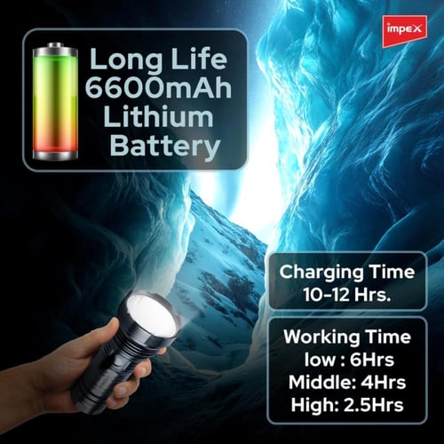 امبكس كشاف LED قابل لاعادة الشحن - ULTRA X40