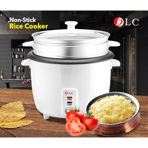 دي إل سي طباخة الأرز - 600 مل - 350 واط - أبيض - D...