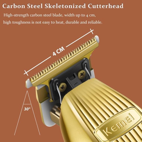ماكينة حلاقة شعر كيمي اللاسلكية مع قاعدة شحن للرجا...