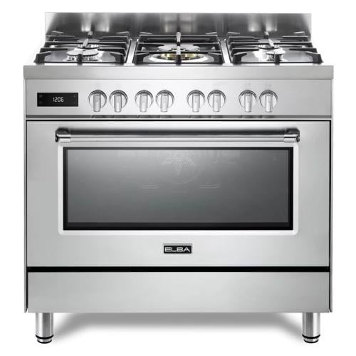 البا فرن غاز فري ستاند - 5 عيون - 90 سم - ستانلس س...