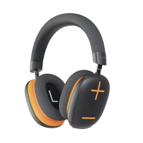 موج ماكس سماعات أذن لاسلكية - أسود وبرتقالي - MAX-...