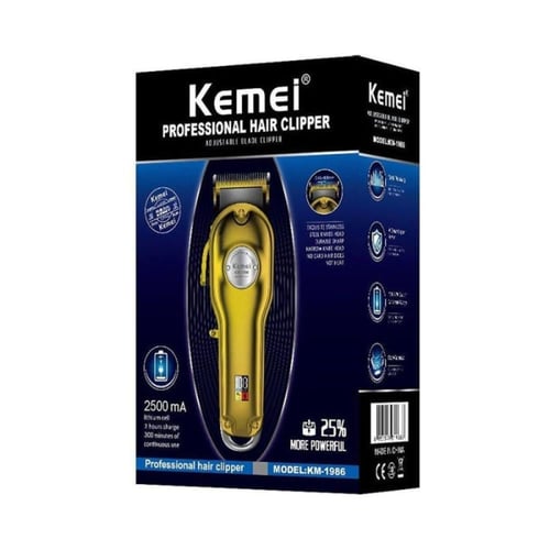 كيمي ماكينة قص الشعر للرجال - ذهبي - KM-1986-G