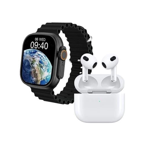 موج ماكس بكج مكون من ساعة الكترونية ذكية وسماعات أ...